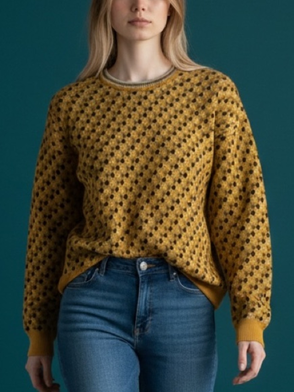 Happy Sheep merino wool sweatee